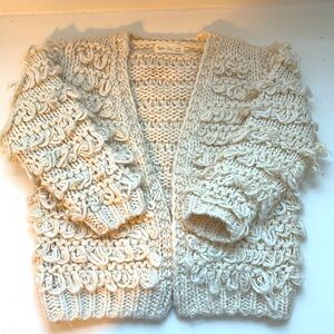 Rylee + Cru 2-3yrs old Knit Cardigan in Cream